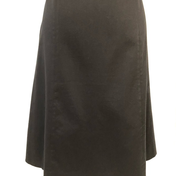 Harold’s Black A Line Floral Embroidered Skirt - Picture 6 of 8